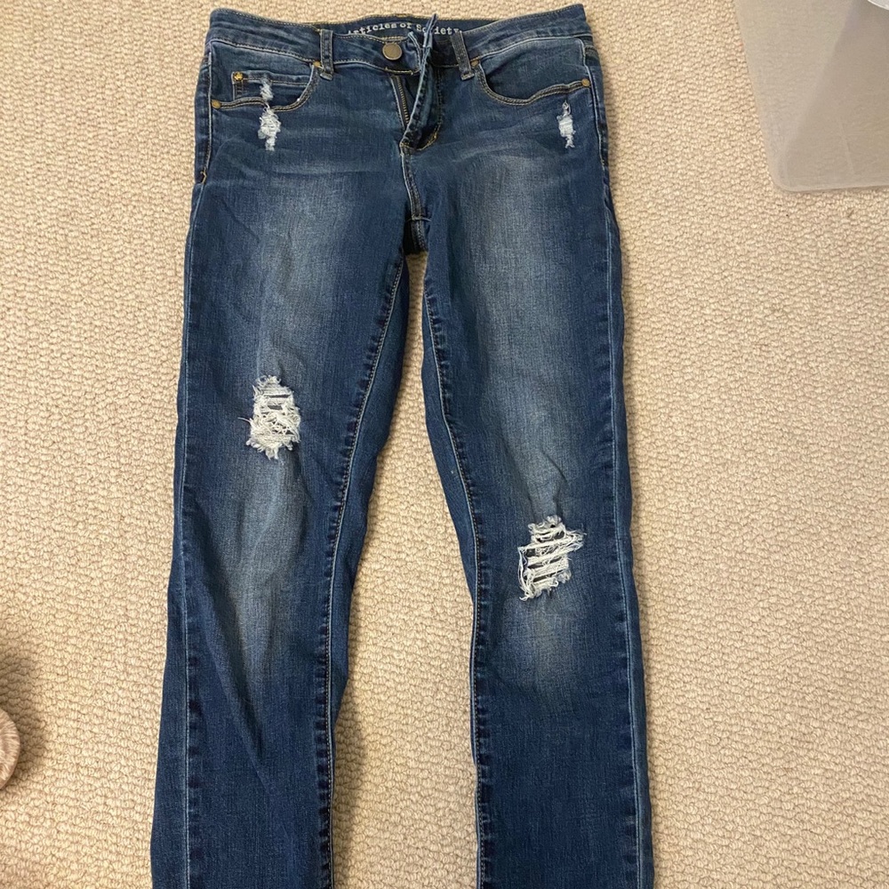 Articles of Society Ripped Skinny Jeans